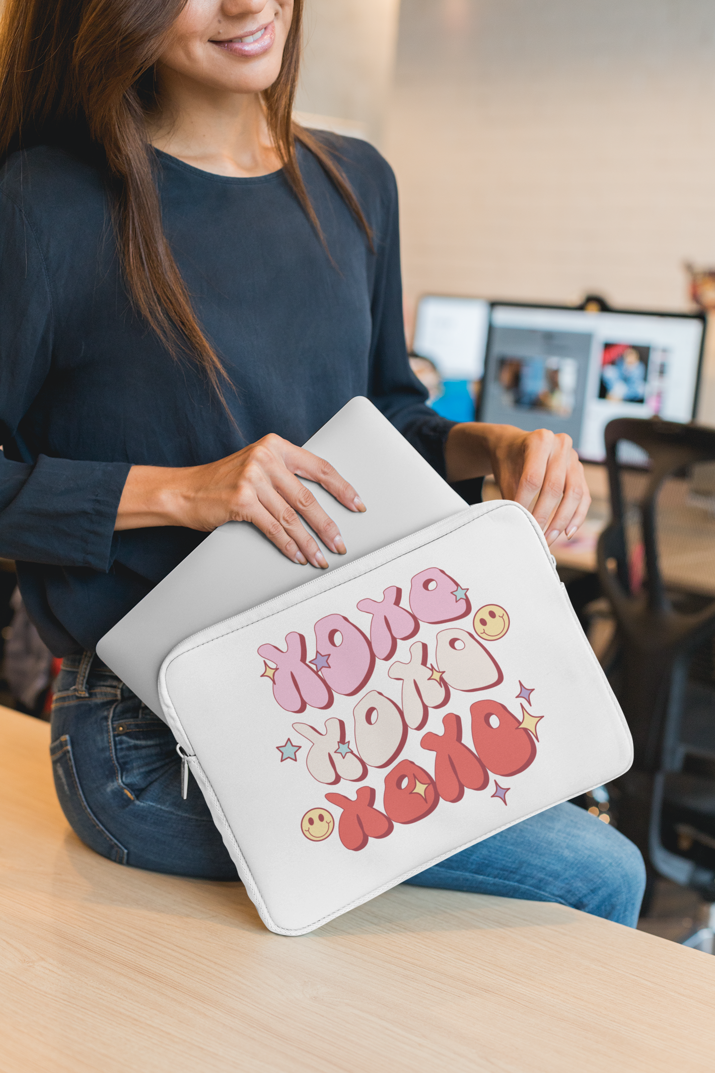 💖 XOXO Retro Pastel Cute, Playful & Feel-Good Design DTF Transfer FT404