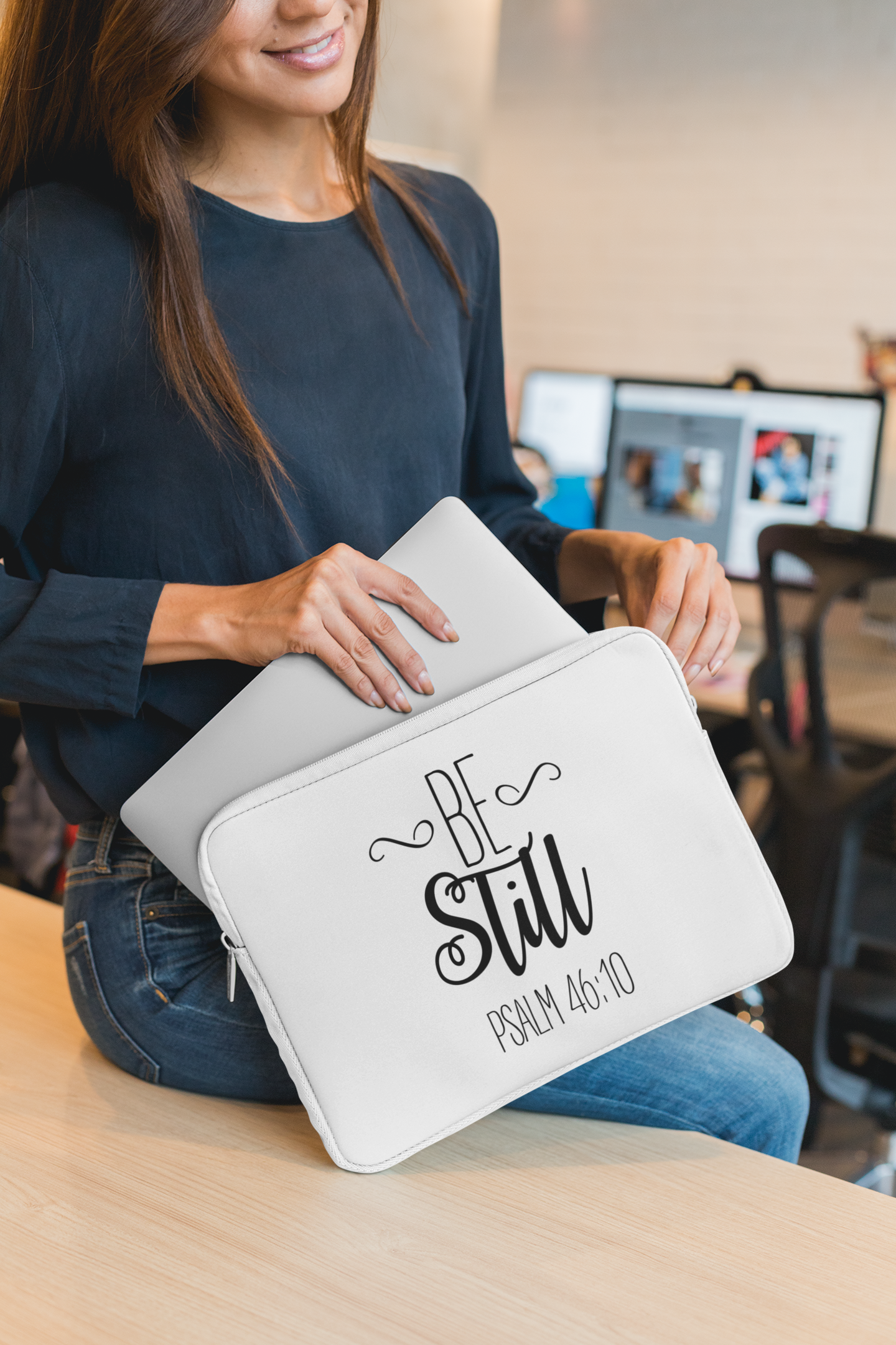 🖤✨ Be Still – Psalm 46:10 | DTF Transfer FT929