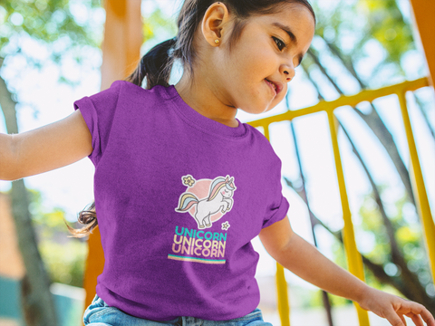 🦄 Unicorn Unicorn Unicorn – Retro Cute DTF Transfer FT831