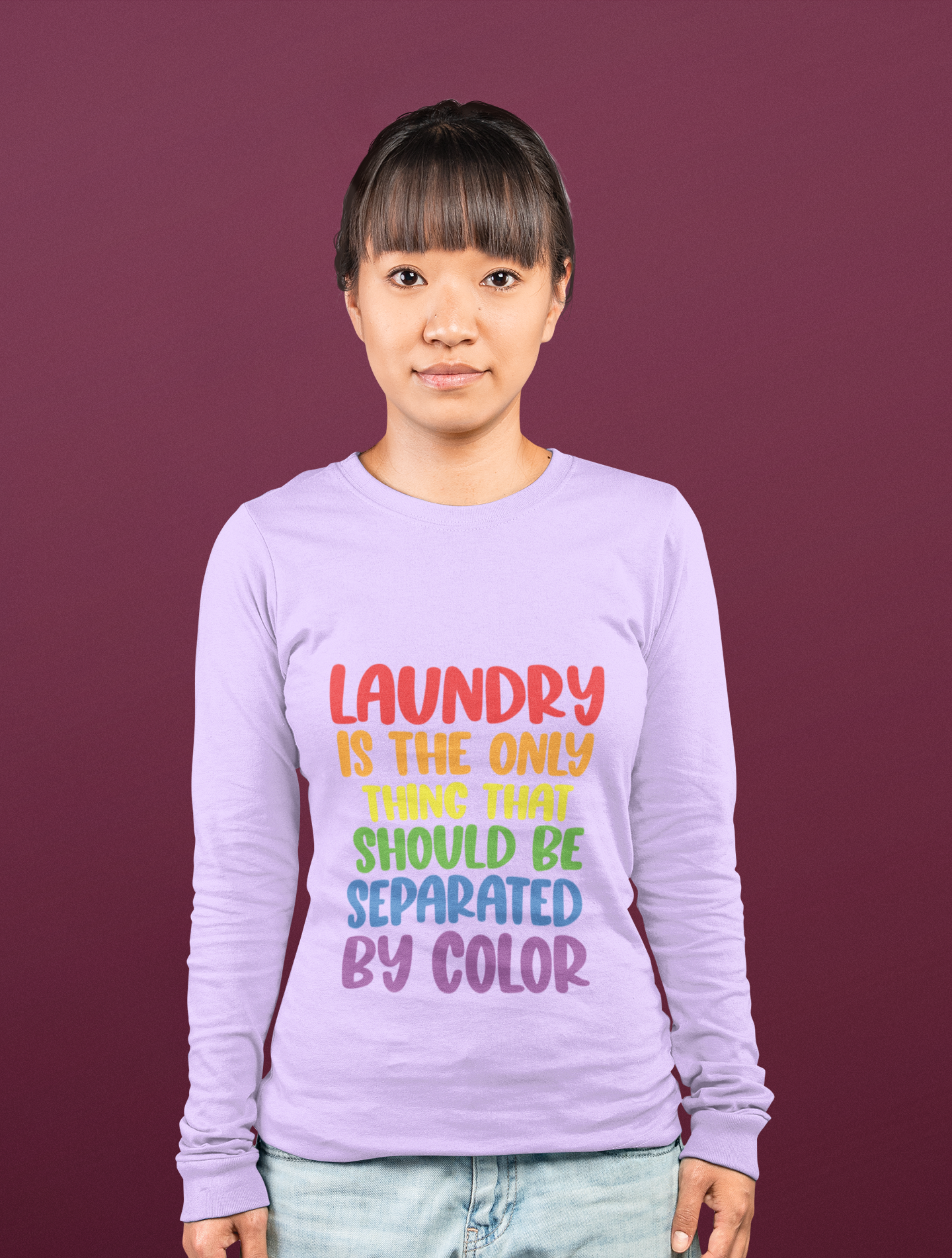 🟣 Laundry Is the Only Thing That Should Be Separated by Color DTF Transfer FT733