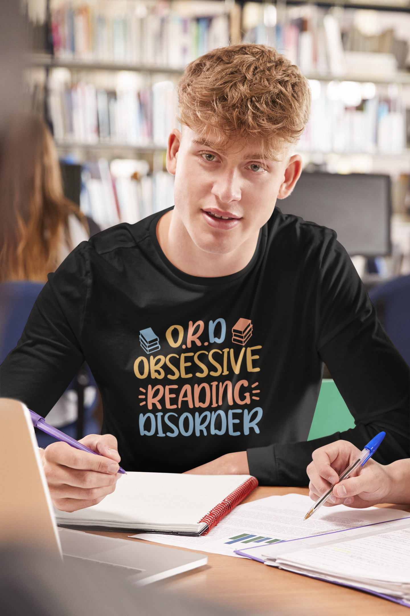📚 O.R.D Obsessive Reading Disorder Design DTF Transfer FT374