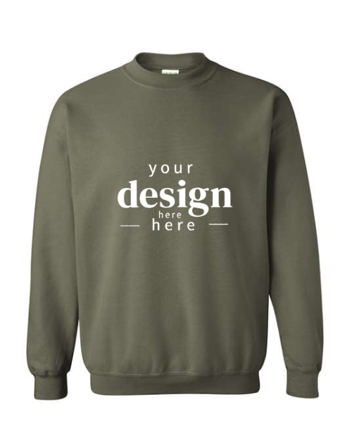 Custom Gildan 18000 Unisex Heavy Blend Crewneck Sweatshirt