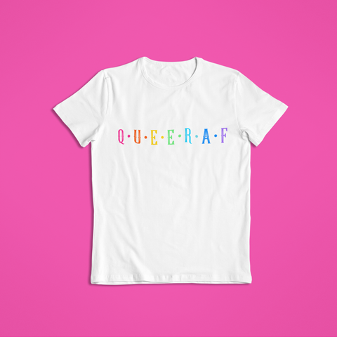 🏳️🌈✨ Q•U•E•E•R•A•F | Pride Typography DTF Transfer FT841