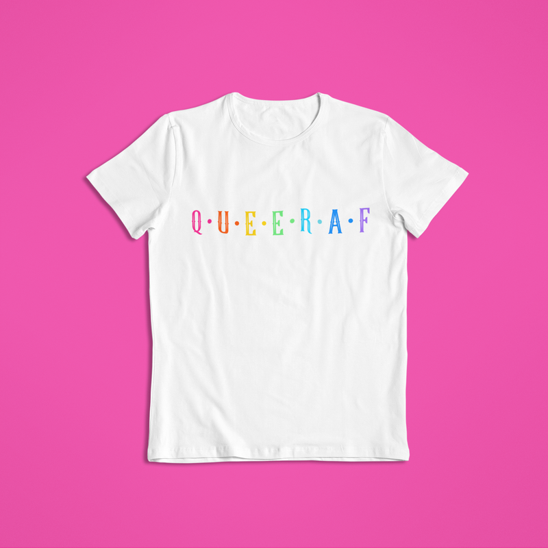 🏳️🌈✨ Q•U•E•E•R•A•F | Pride Typography DTF Transfer FT841