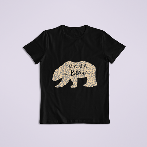 🐆 Mama Bear – Leopard Print DTF Transfer FT871
