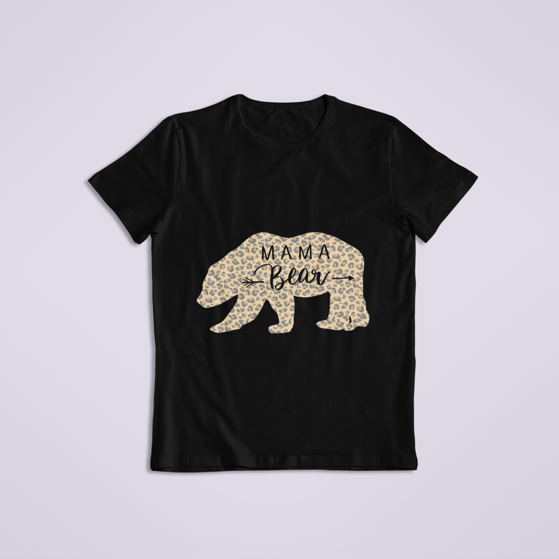 🐆 Mama Bear – Leopard Print DTF Transfer FT871