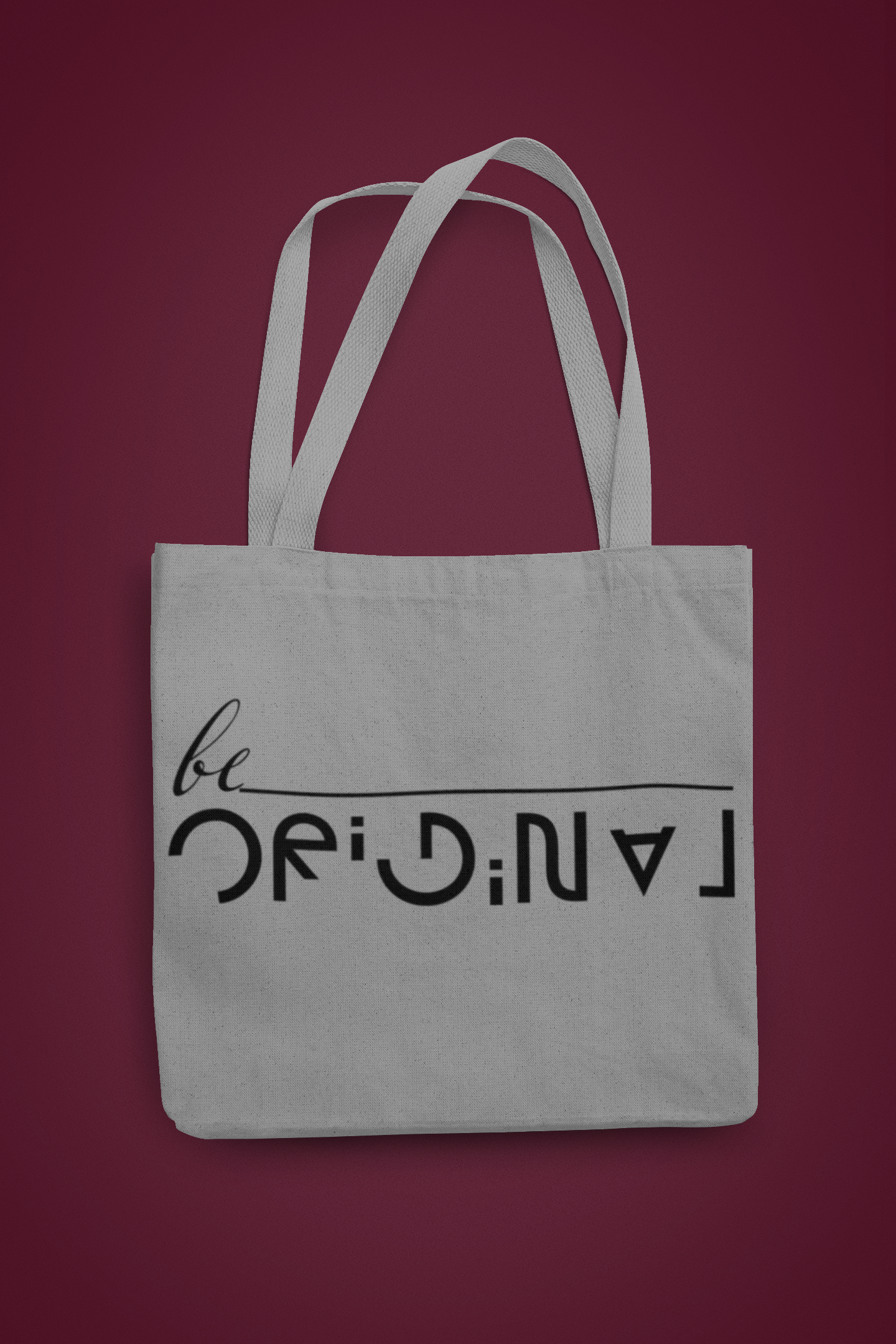 🖤🤍 be ORIGINAL – Minimal Typography Black Font DTF Transfer FT616