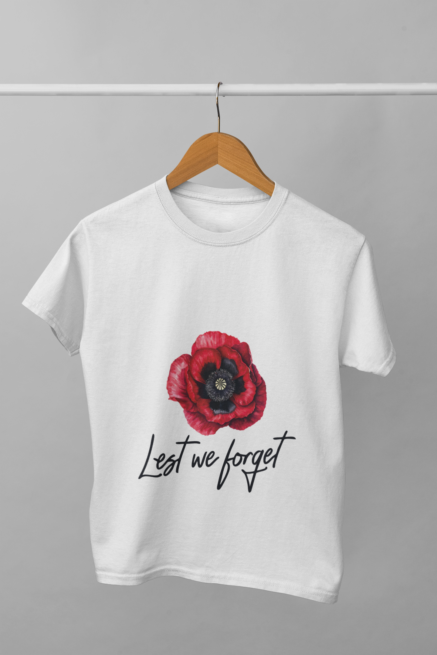 🌹 Lest We Forget Design DTF Transfer FT983