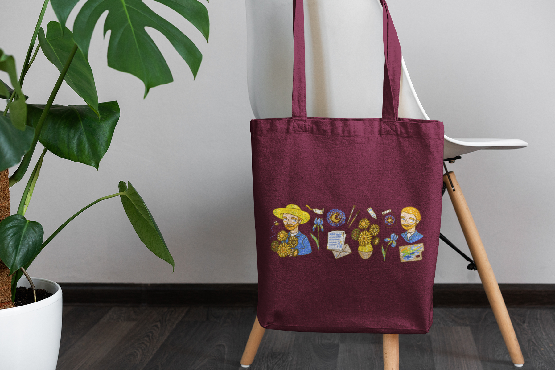 🎨🌻 STARRY ARTIST – Van Gogh Inspired DTF Transfer FT606