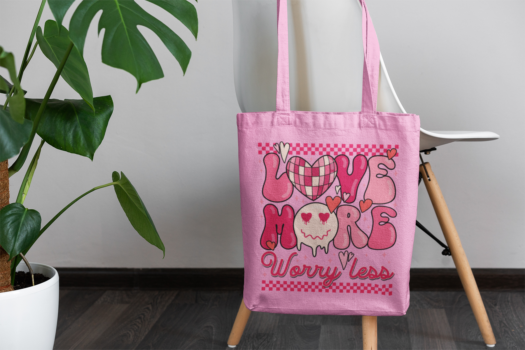 💖 LOVE MORE – Worry Less | DTF Transfer FT1092