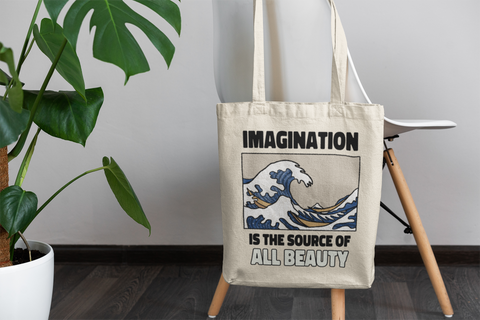 🌊 Imagination Is the Source of All Beauty Black Font | DTF Transfer FT654