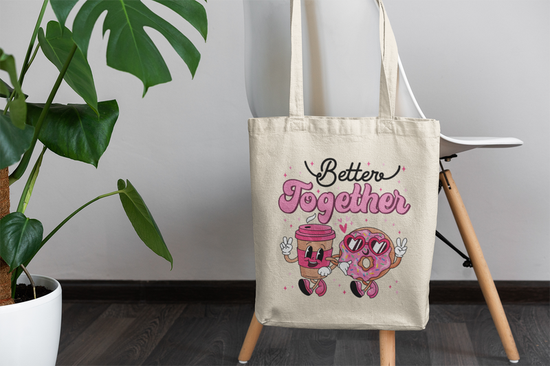🍩☕ TOGETHER – Valentine’s Day | DTF Transfer FT1090
