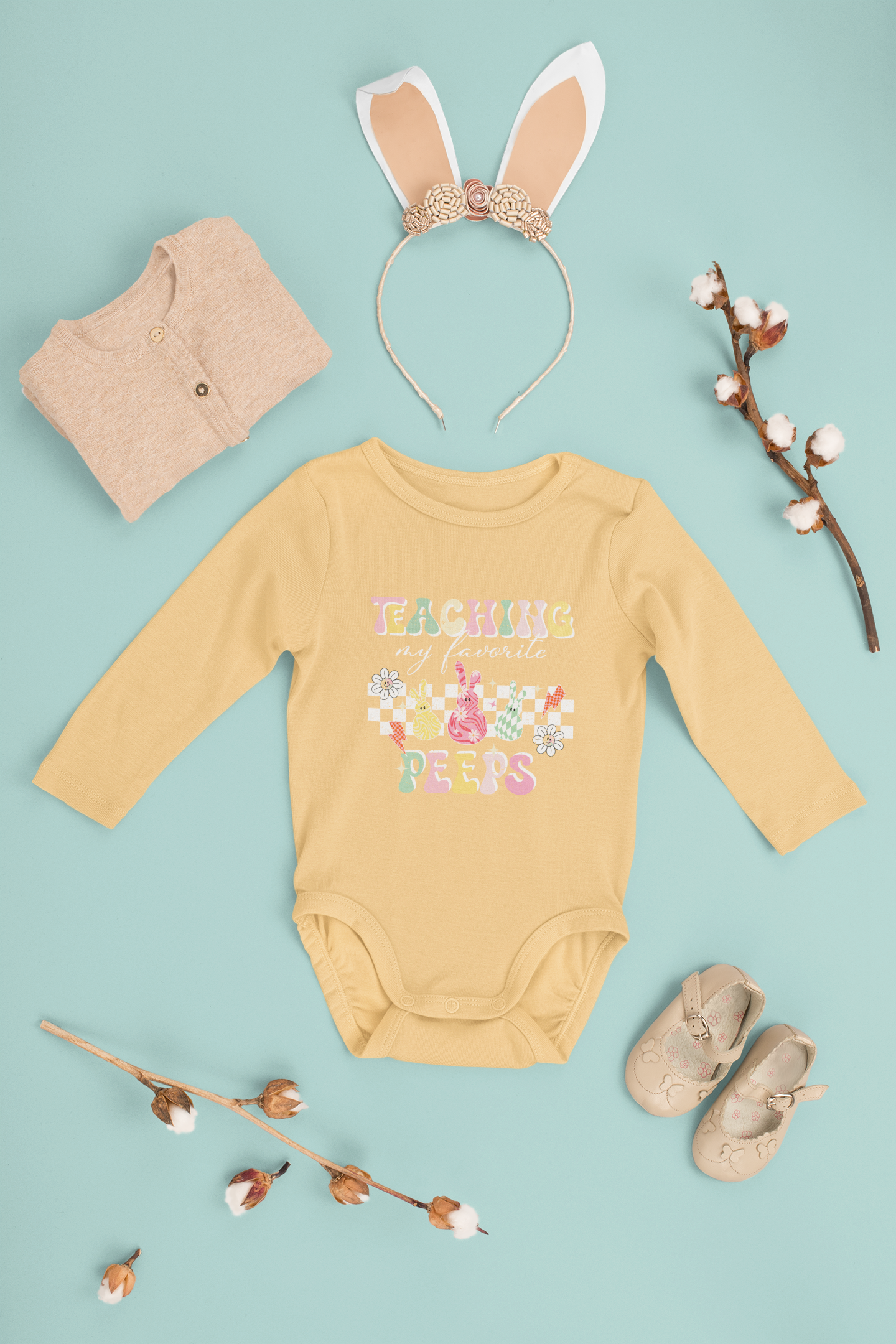 🐰 Teaching My Favorite Peeps Colourful Design DTF Transfer FT348