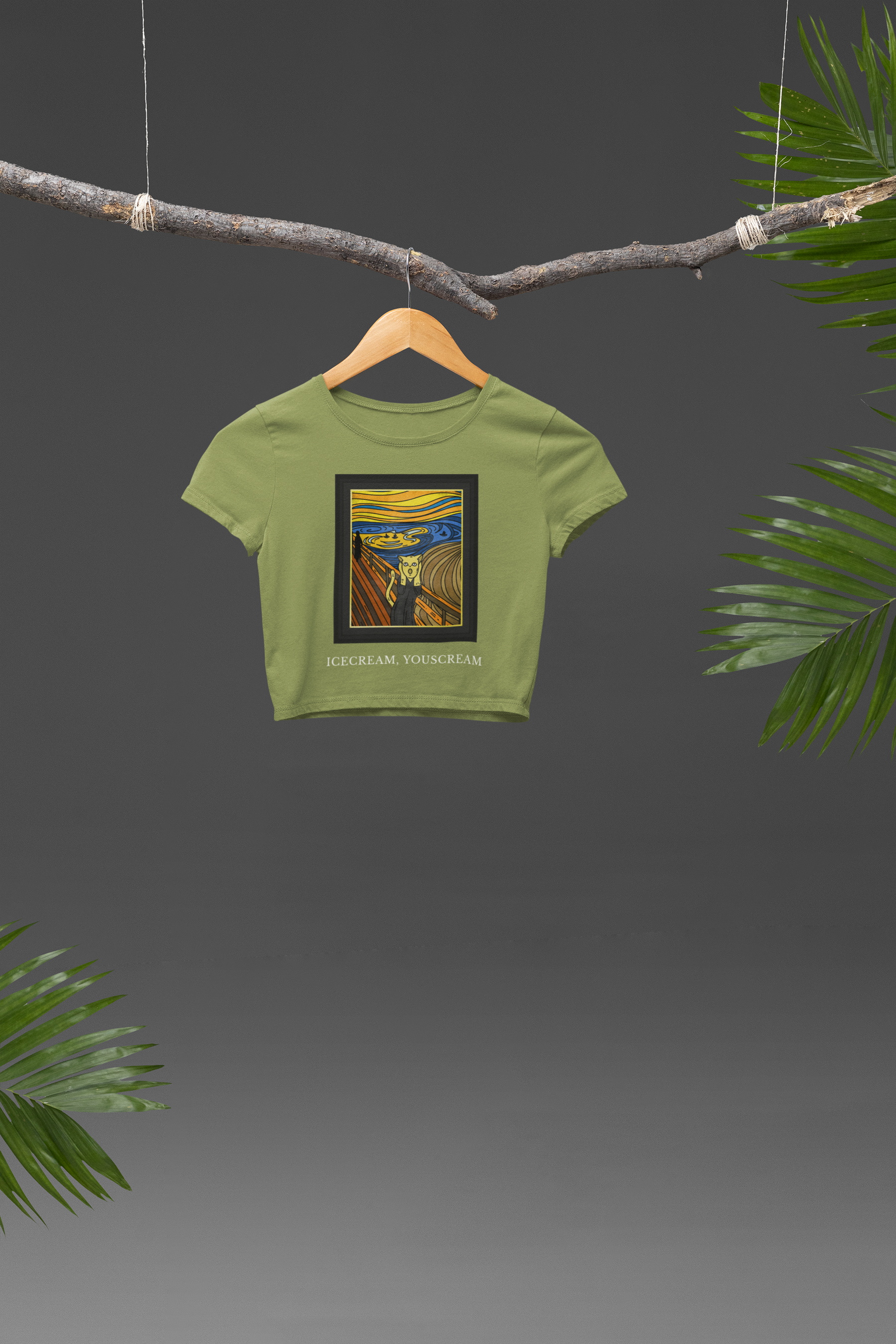 🐾"Icecream, You Scream" Cat Scream Design DTF Transfer FT425