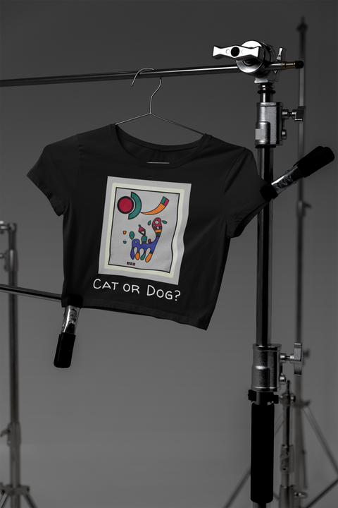 🐾 Cat or Dog? – Abstract Design DTF Transfer FT423