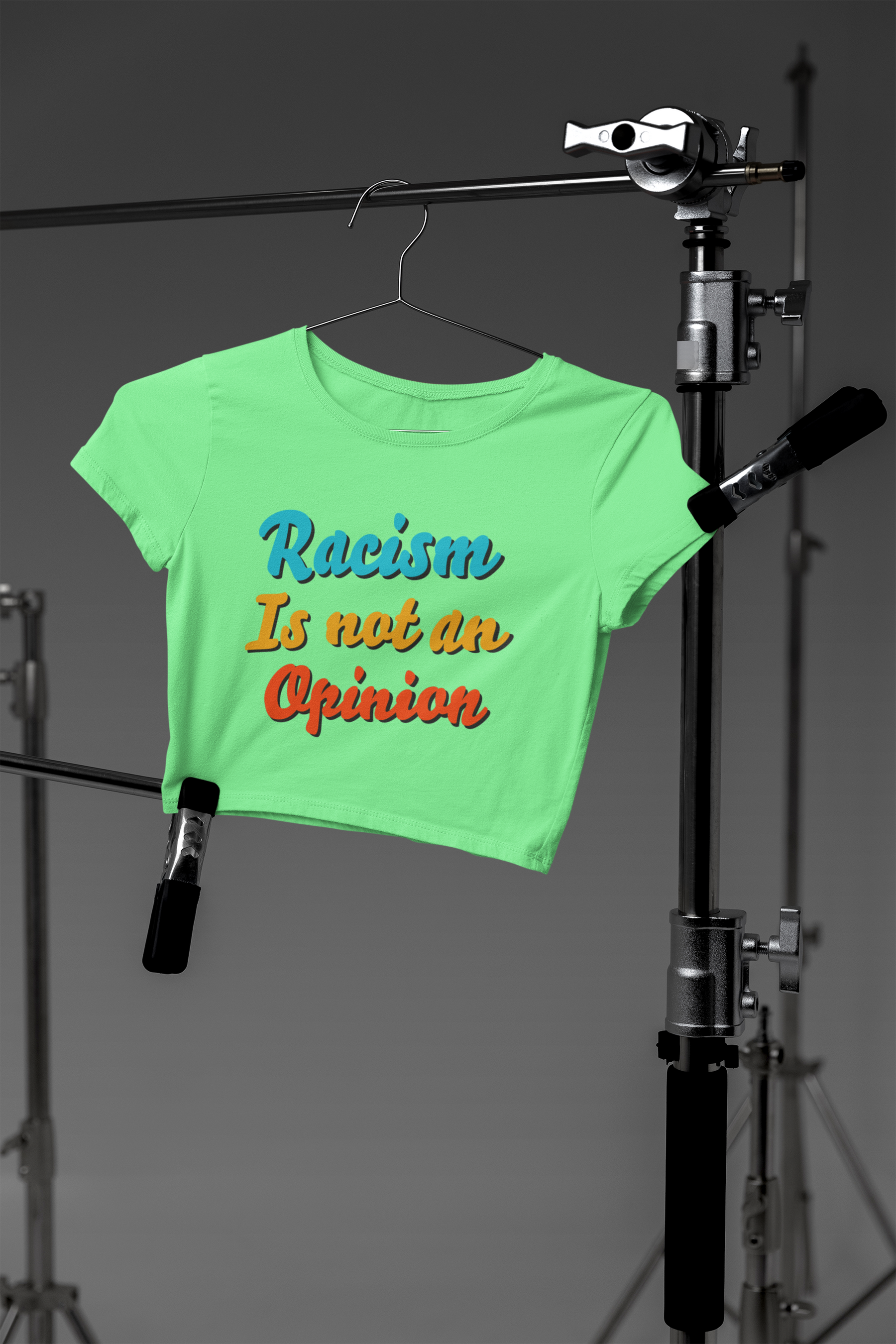 🌈 “Racism Is Not an Opinion” Social Awareness Design DTF Transfer FT581