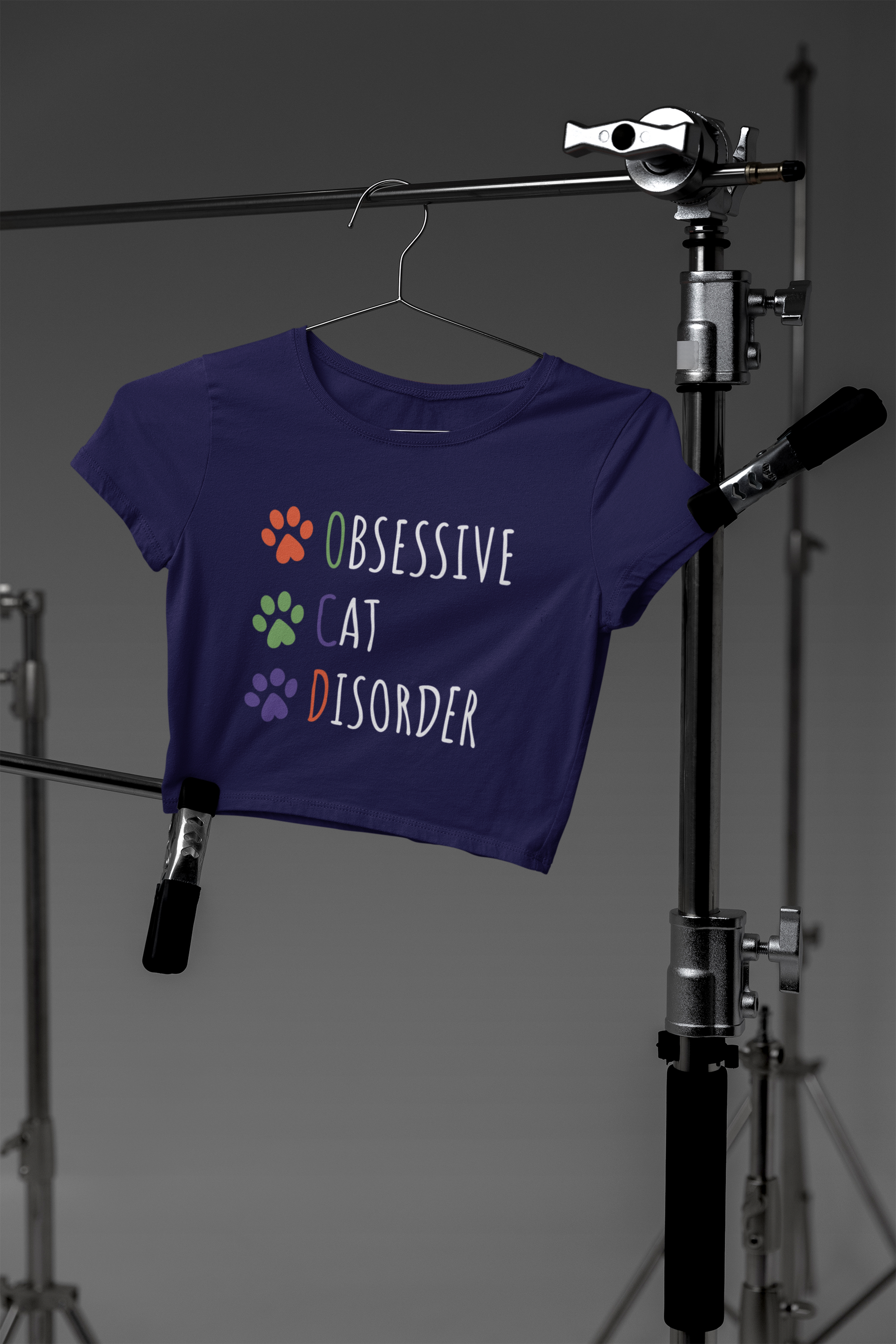 🐾 Obsessive Cat Disorder – Playful Statement | DTF Transfer FT647