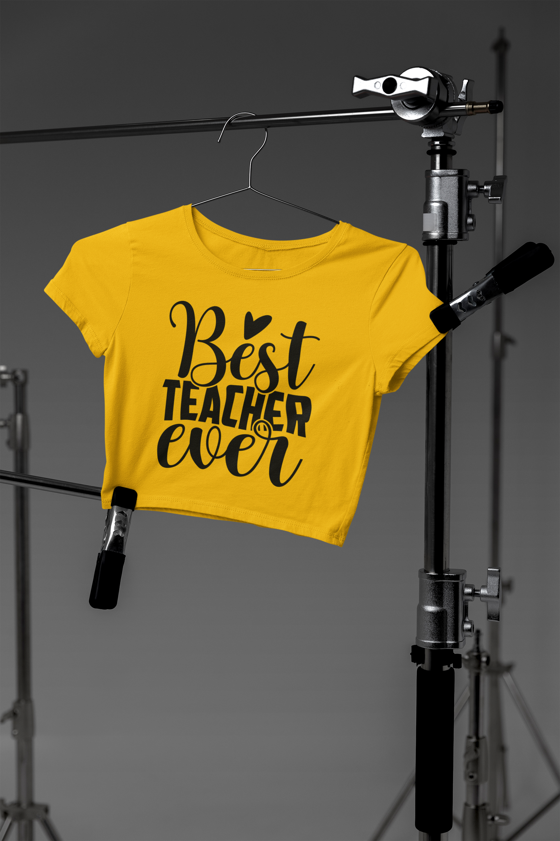 🎨 Best Teacher Ever Black Design DTF Transfer FT591