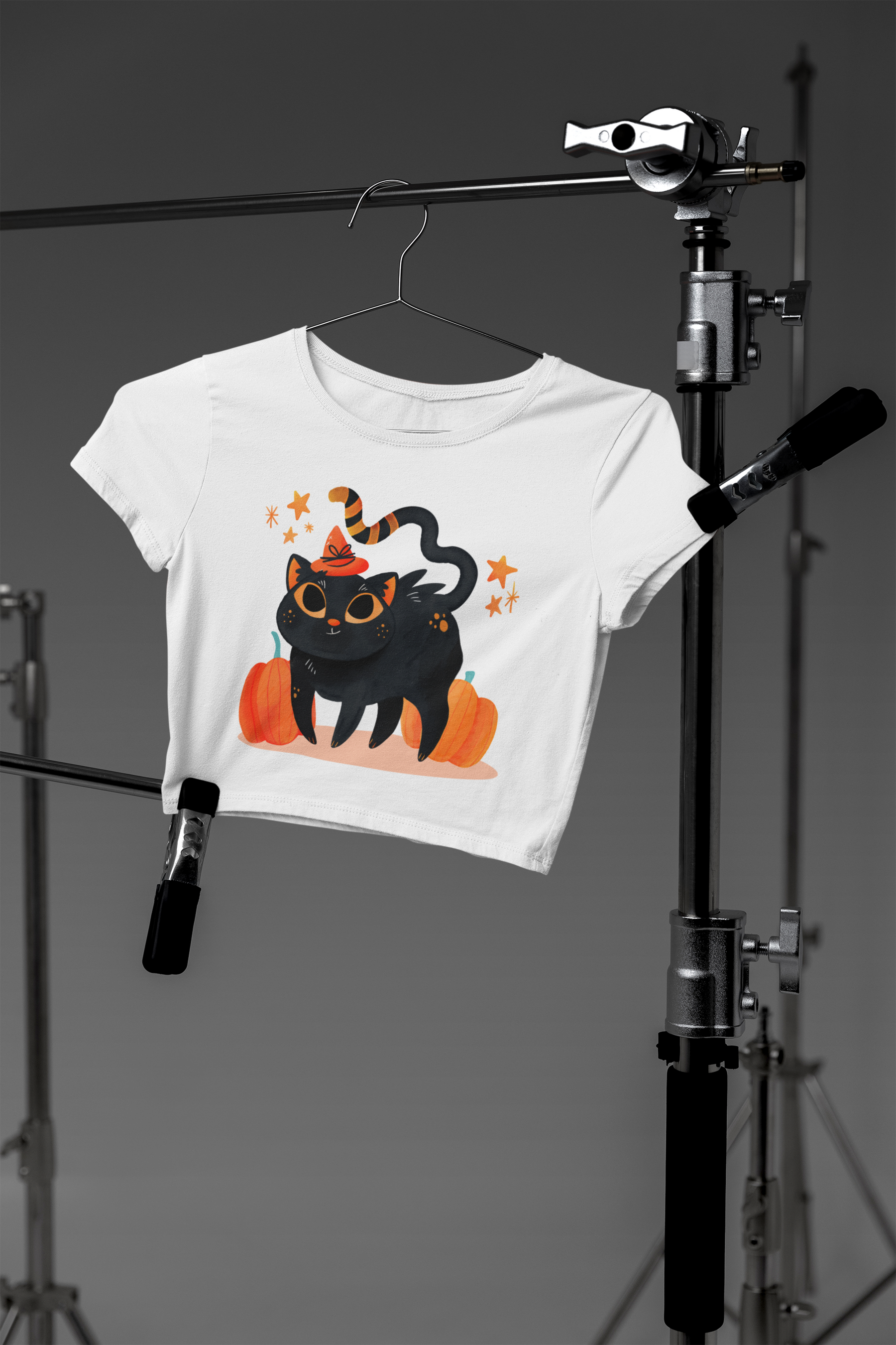 🎃 Cute Witchy Black Cat DTF Transfer FT576