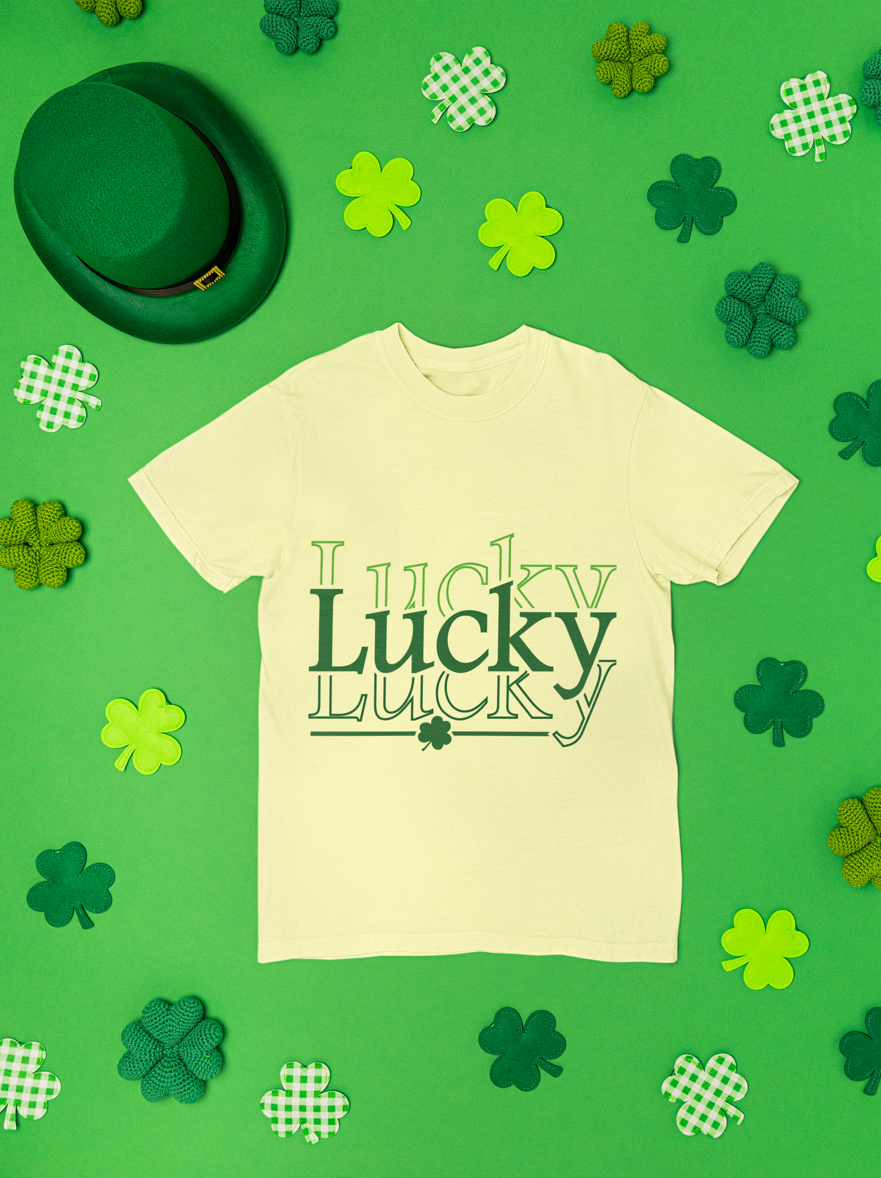 🍀 Lucky St. Patrick’s Day Shirt Print Design DTF Transfer FT380