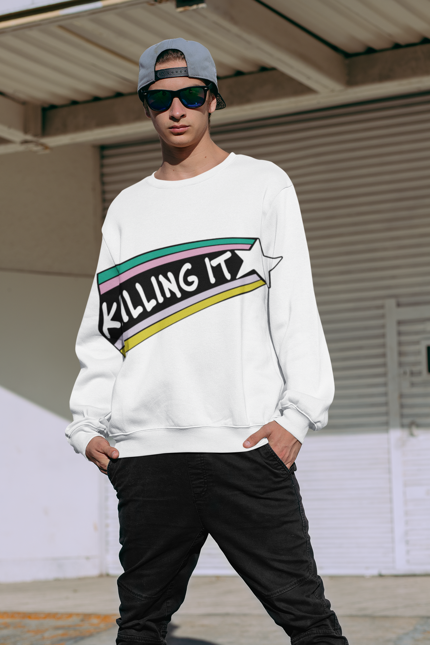 ⭐🌈 KILLING IT – Motivational DTF Transfer FT617