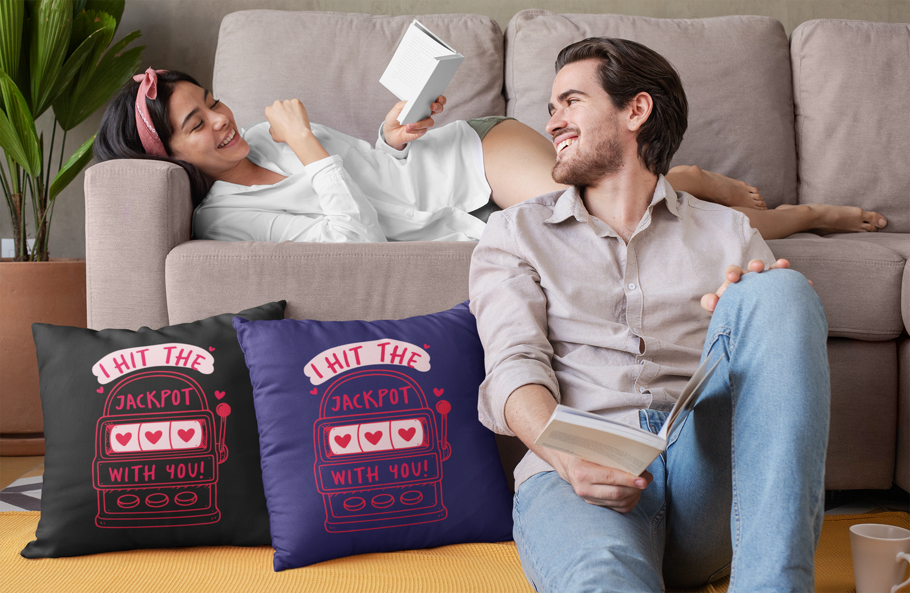 ❤️ I Hit the Jackpot With You – Valentine’s Day  | DTF Transfer FT1111