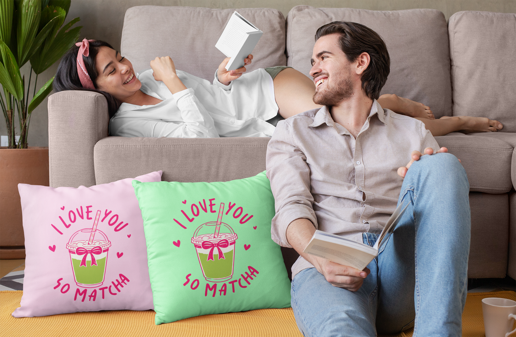 💕 I Love You So Matcha – Valentine’s Day  | DTF Transfer FT1112