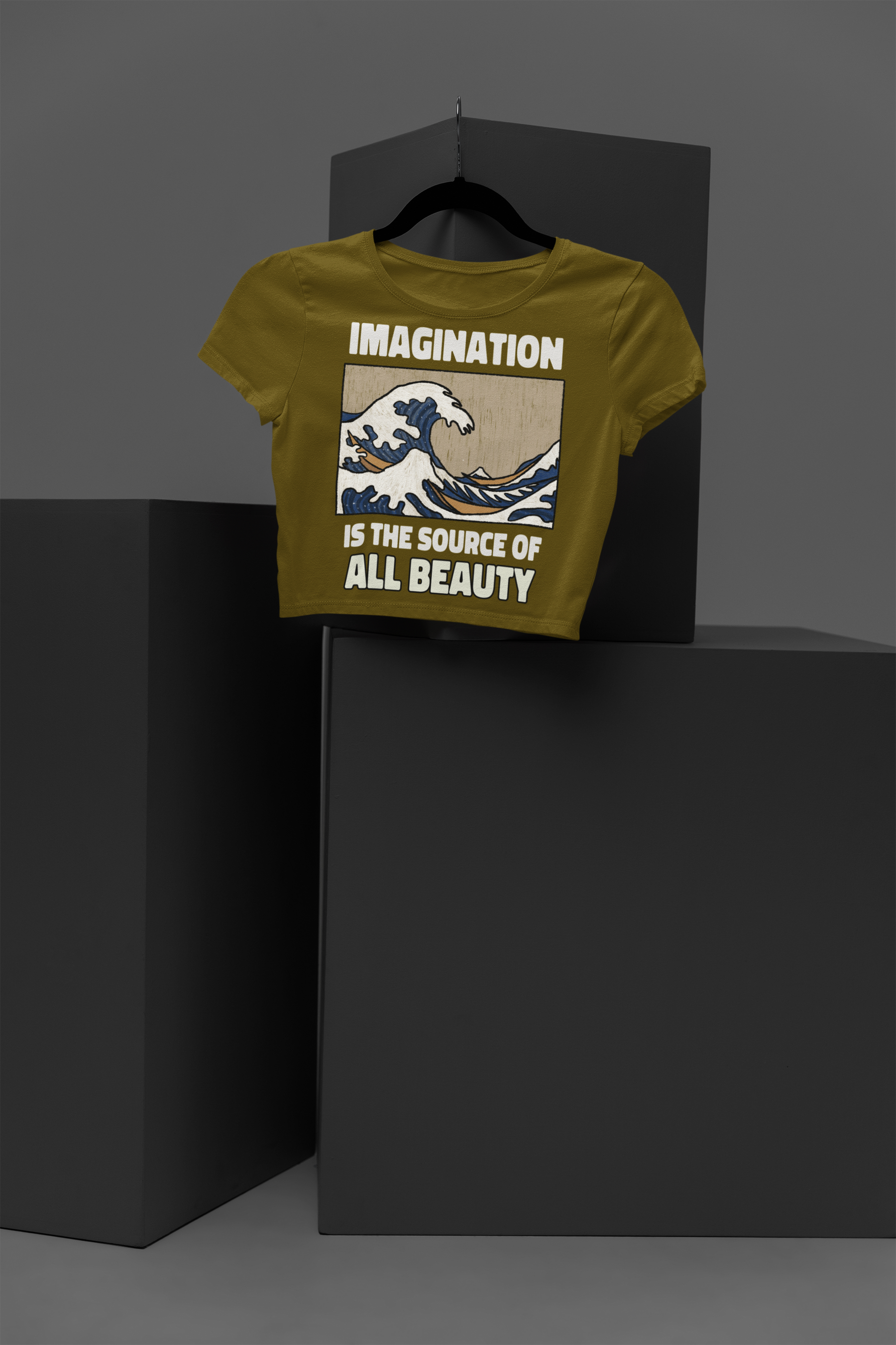 🌊 Imagination Is the Source of All Beauty | Artistic Wave DTF Transfer FT653