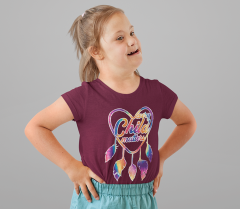 🧡Every Child Matters – Feather Heart DTF Transfer | DTF Transfer FT968