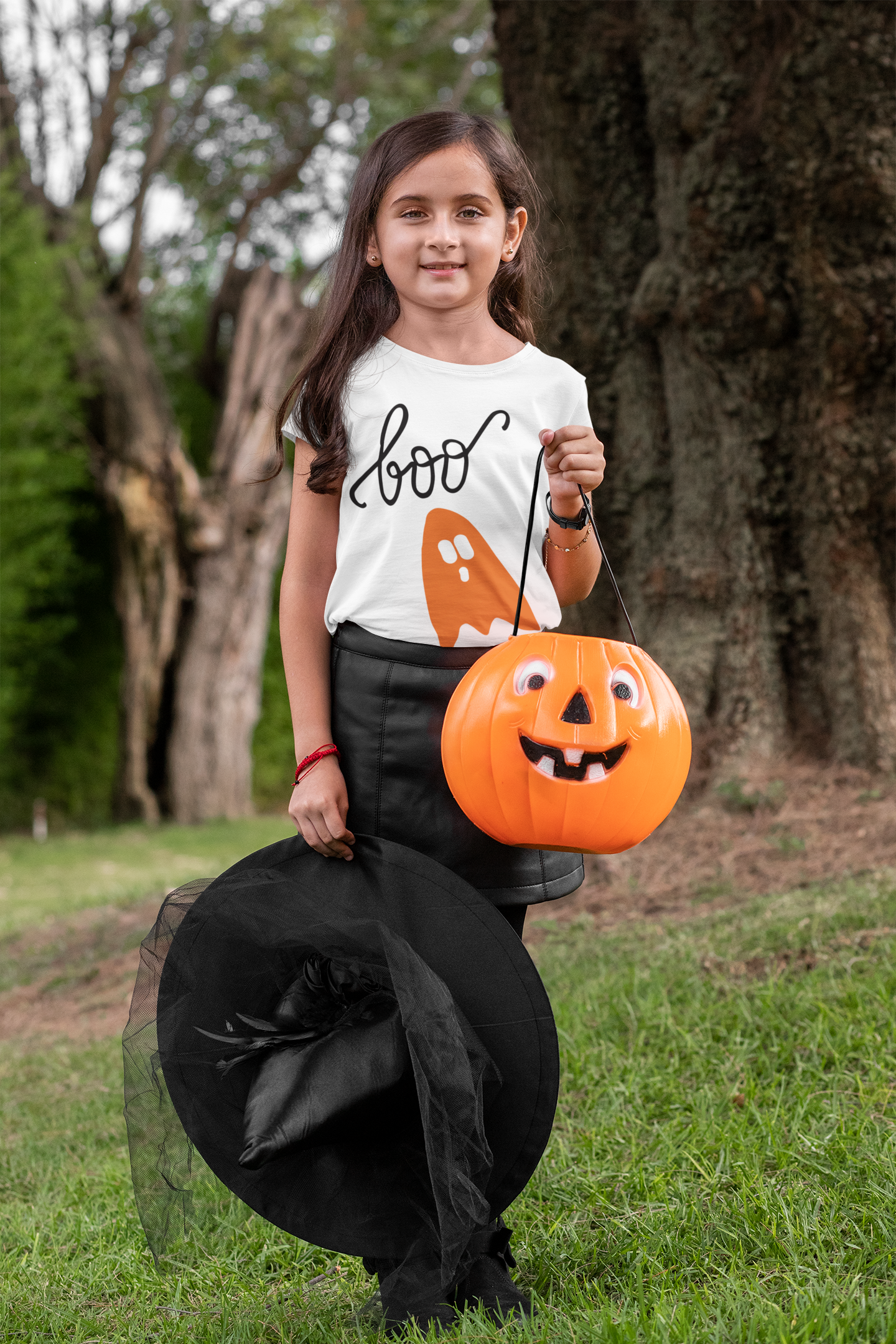 👻🧡 Boo – Minimal Ghost DTF Transfer FT632