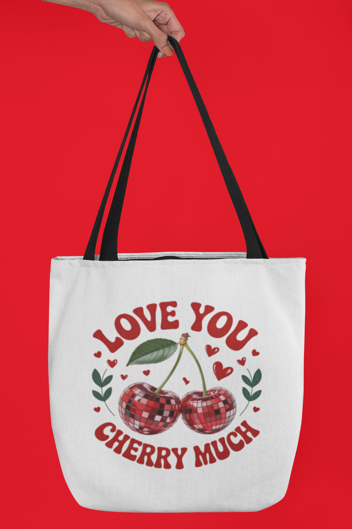 🍒💘 Love You Cherry Much – Valentine’s Day Disco Love | DTF Transfer FT1134