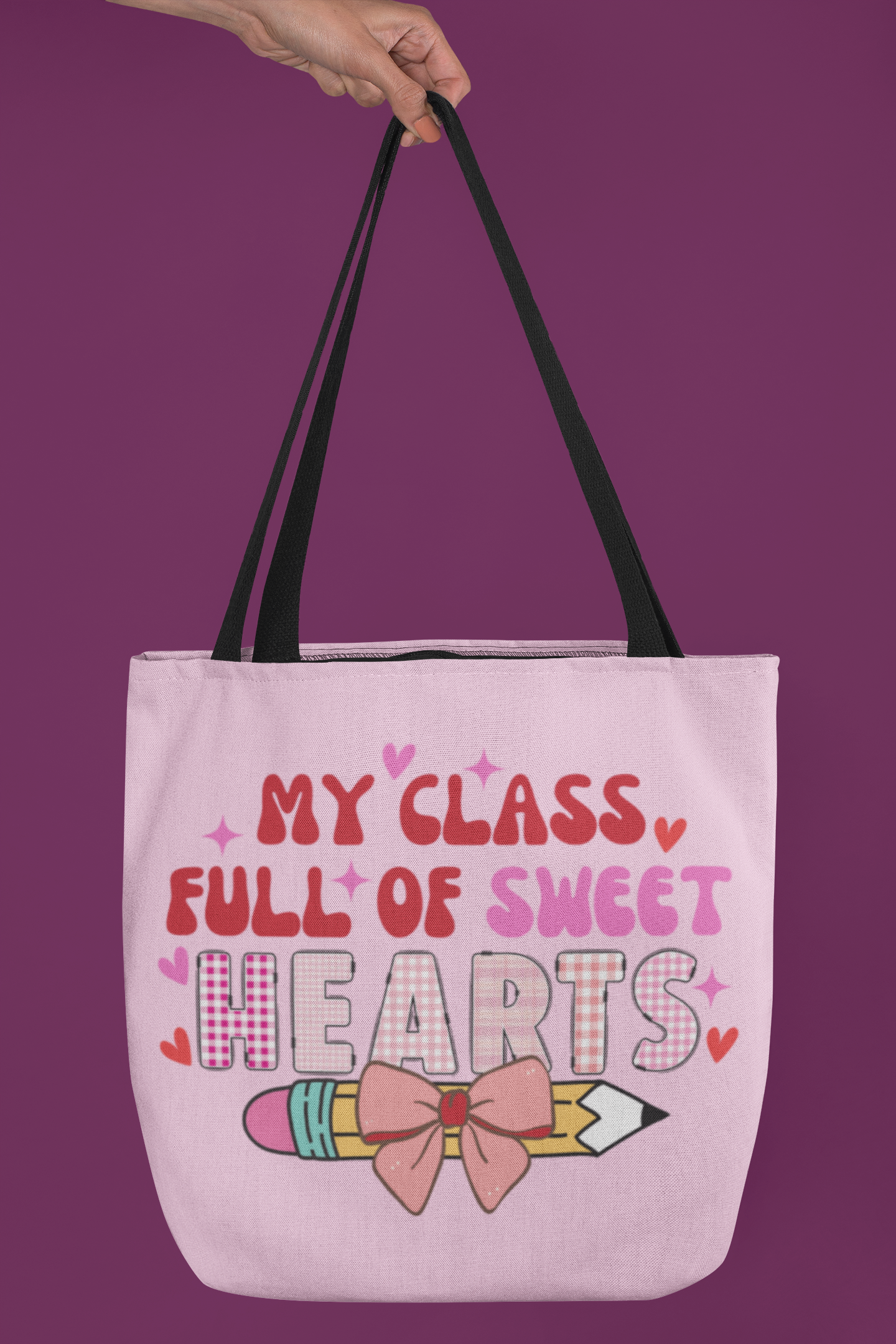 💖 My Class Is Full of Sweet Hearts – Valentine Teacher | DTF Transfer FT1124