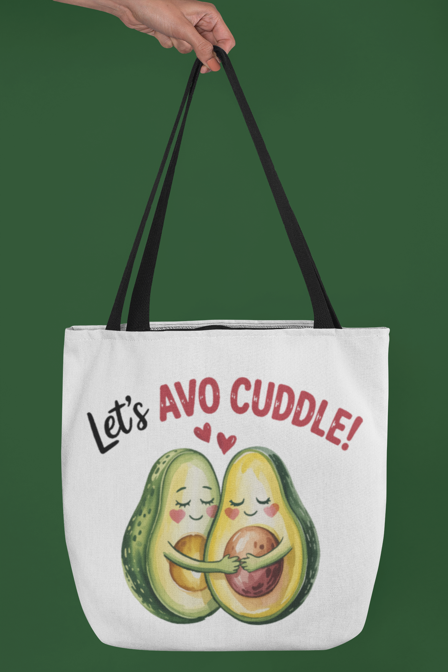 🥑💘 Avo Cuddle - Cute Valentine Avocado Love Design | DTF Transfer FT1127