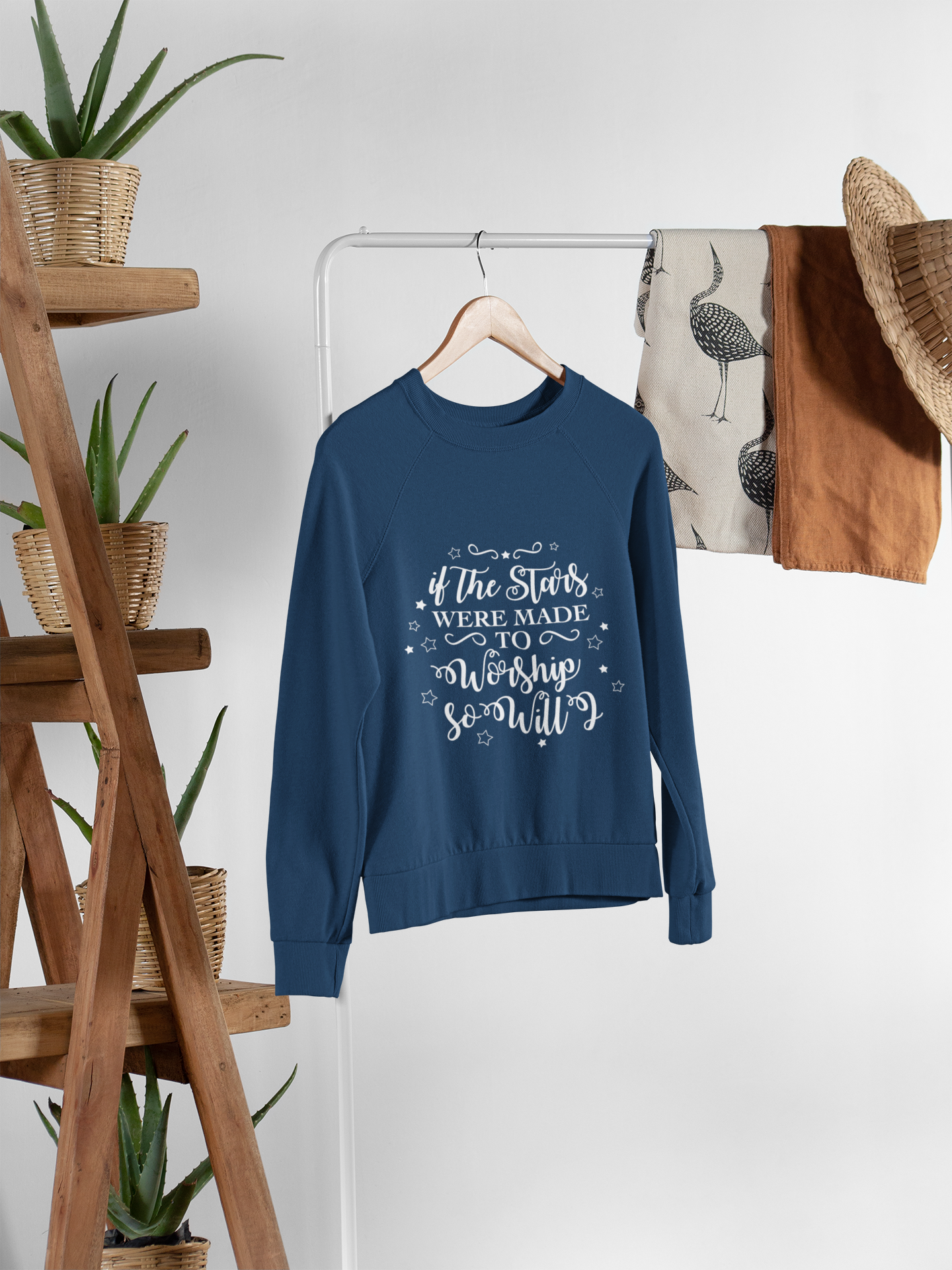 ✨⭐ IF THE STARS WERE MADE TO WORSHIP, SO WILL I – DTF Transfer FT920