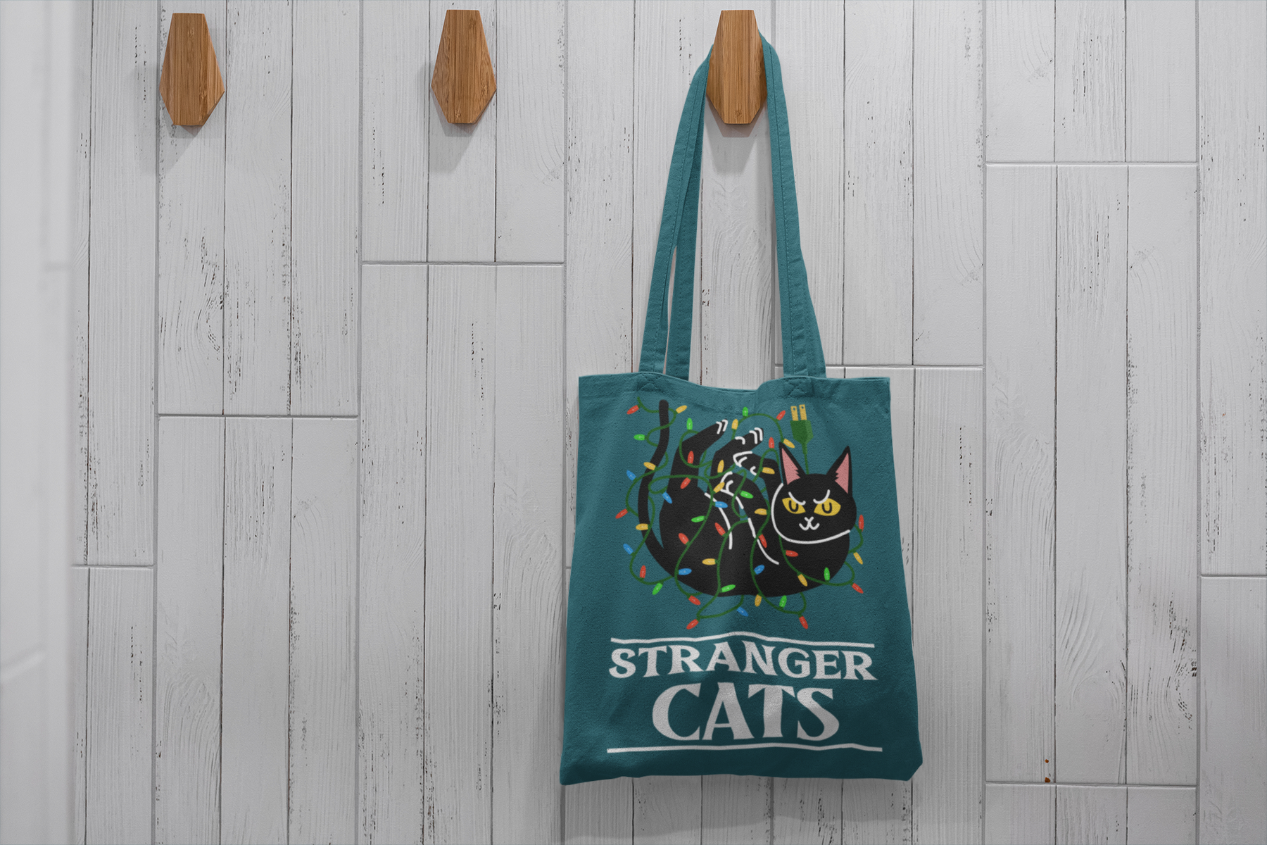 🎄🐈 Stranger Cats – Holiday Chaos Cat | DTF Transfer FT663