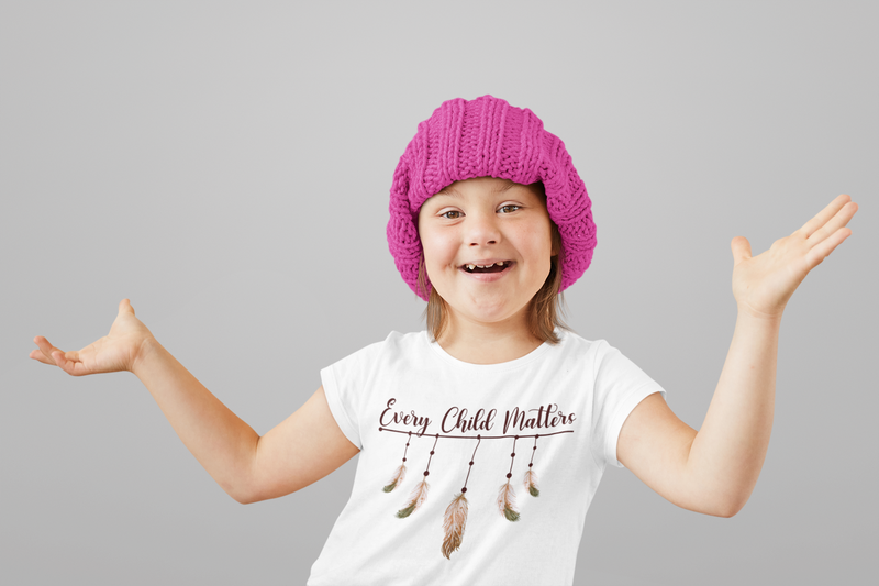 🧡🕊️ Every Child Matters – Hanging Feathers Symbol | DTF Transfer FT966