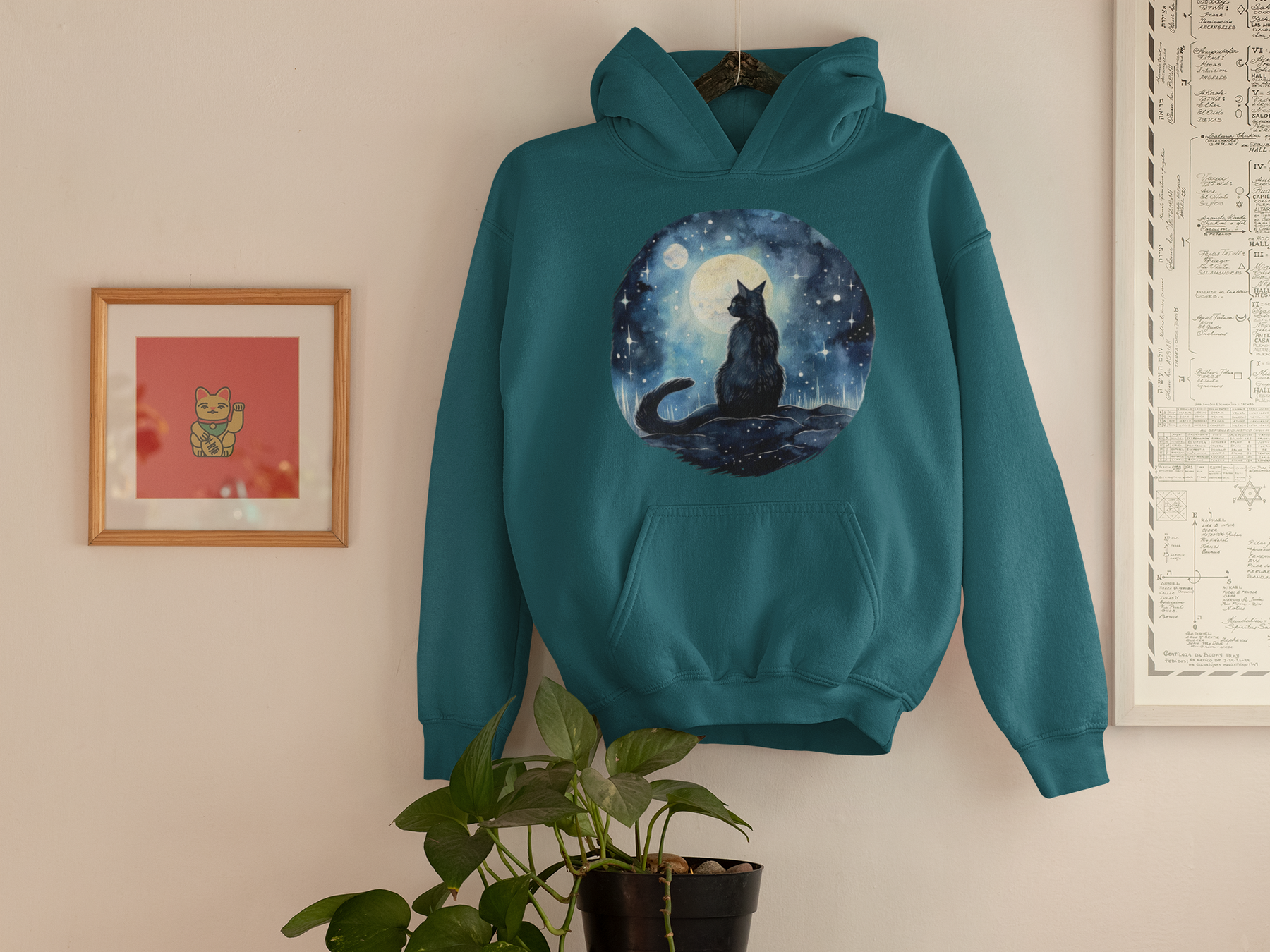 🐈 The Cat of the Night Design DTF Transfer FT228