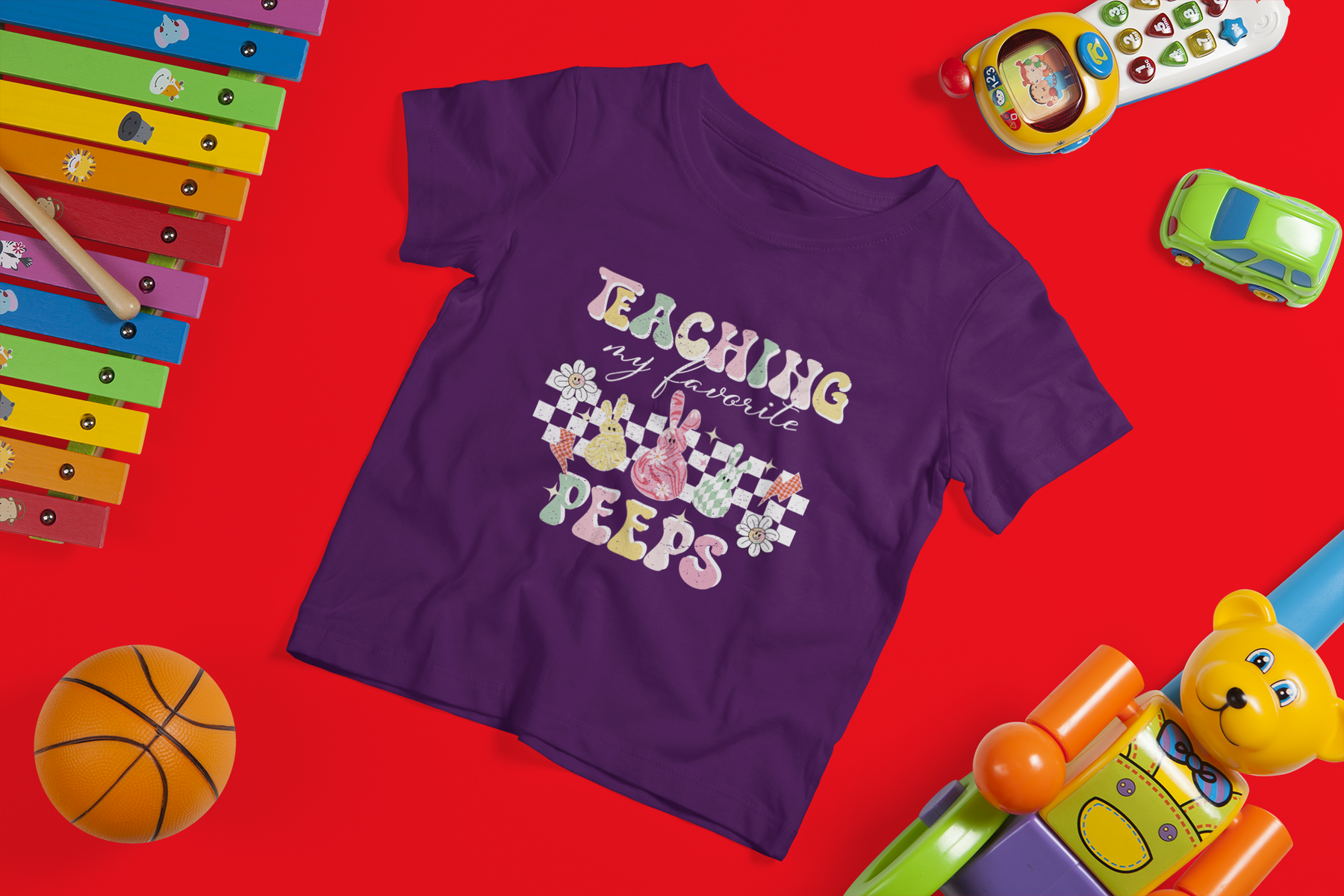 🐰 Teaching My Favorite Peeps Colourful Design DTF Transfer FT348