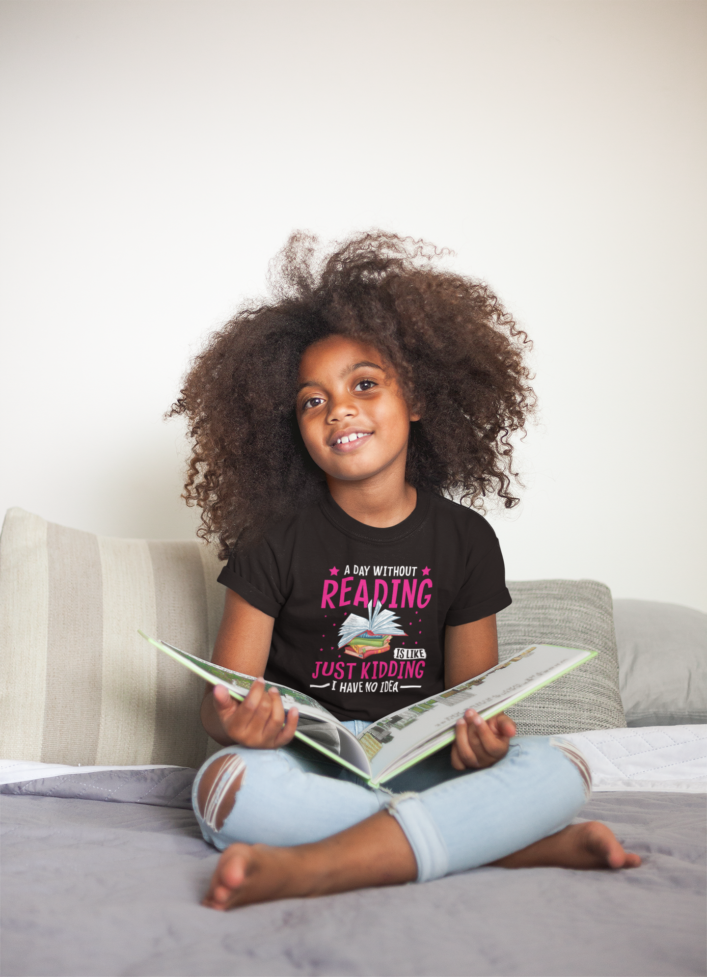 📚💖 A Day Without Reading Is Like… | Book Lover DTF Transfer FT779