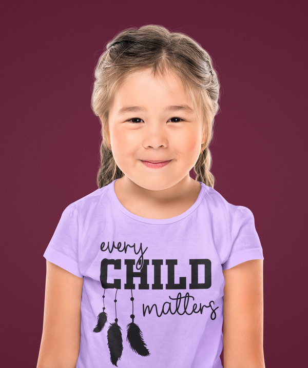 🧡 Every Child Matters – Bold Feather Typography | DTF Transfer FT967