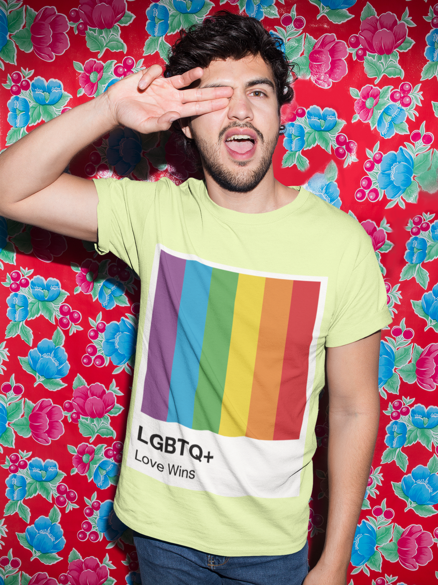 🌈 LGBTQ+ Love Wins Clean & Modern Pride Design DTF Transfer FT339