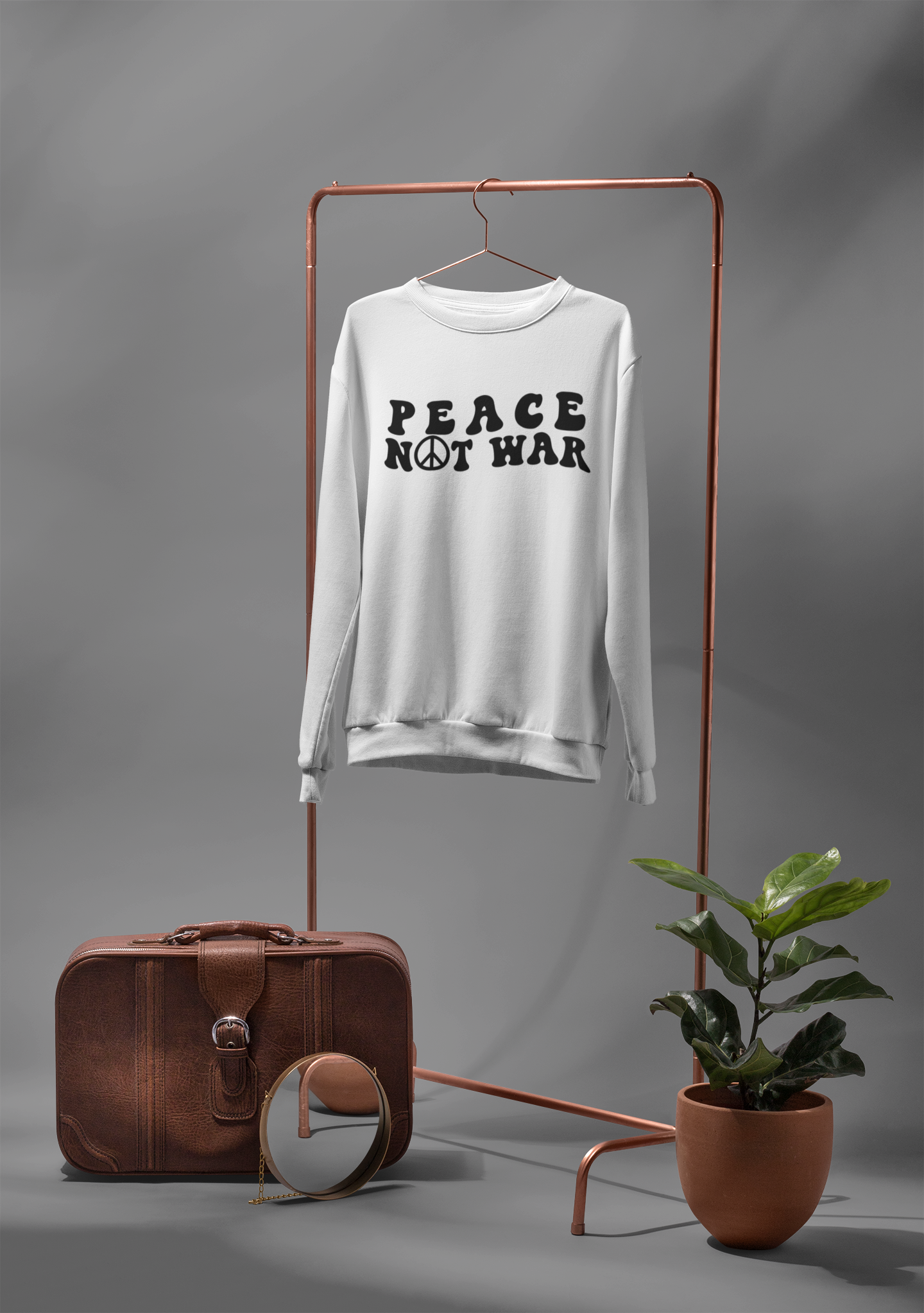 ✌️ Peace Not War | Minimal Statement DTF Transfer FT864