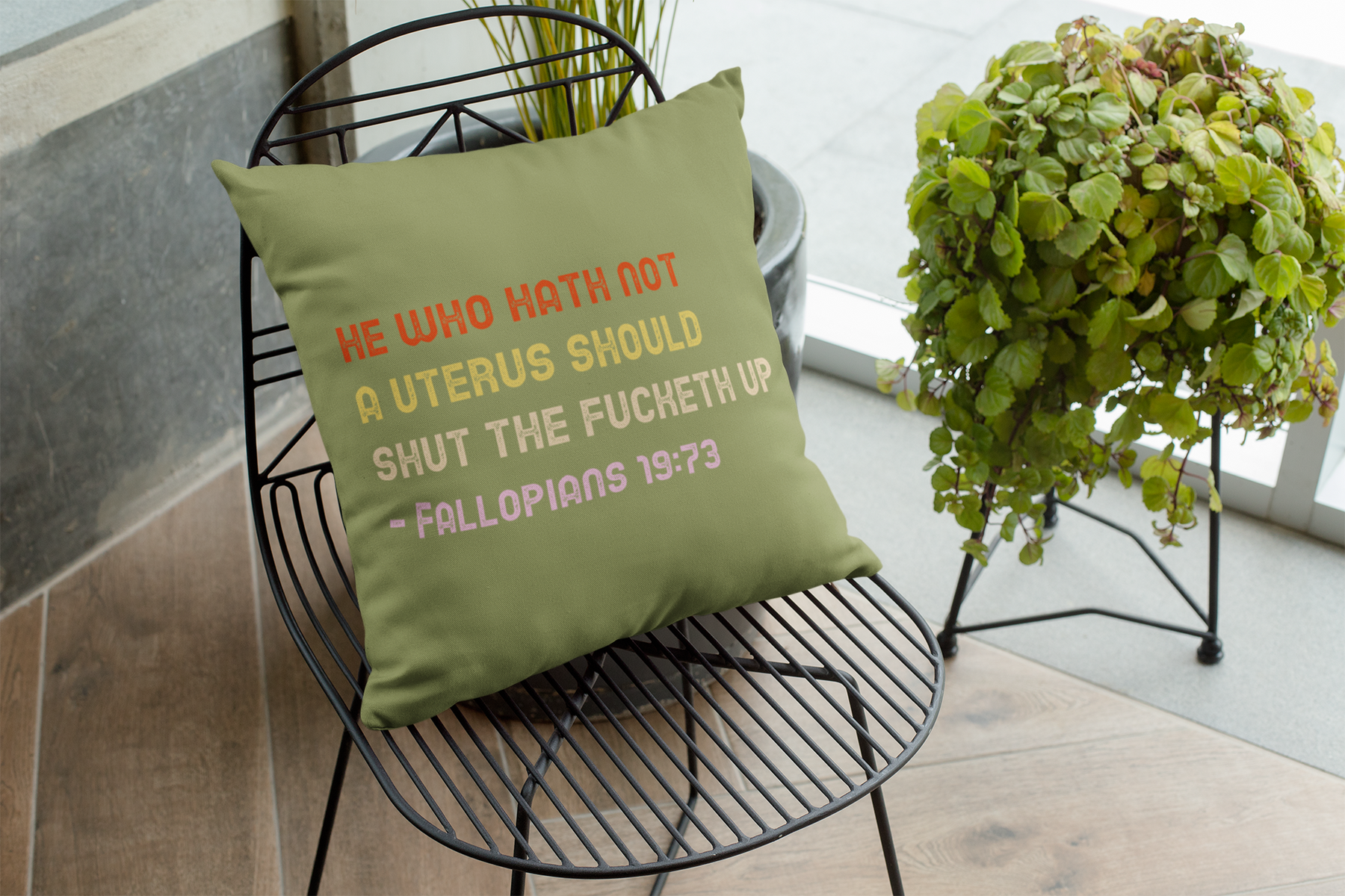 🔥 He Who Hath Not a Uterus – Historic Feminist Satire | DTF Transfer FT662