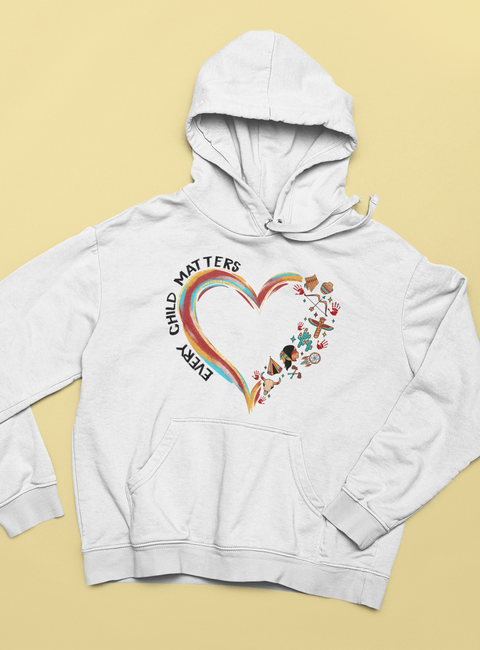 🧡🕊️ Every Child Matters – Indigenous Heart & Symbols | DTF Transfer FT963