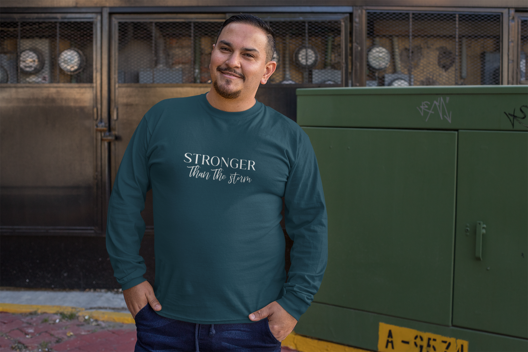 🤍 STRONGER Than The Storm | Statement DTF Transfer FT821