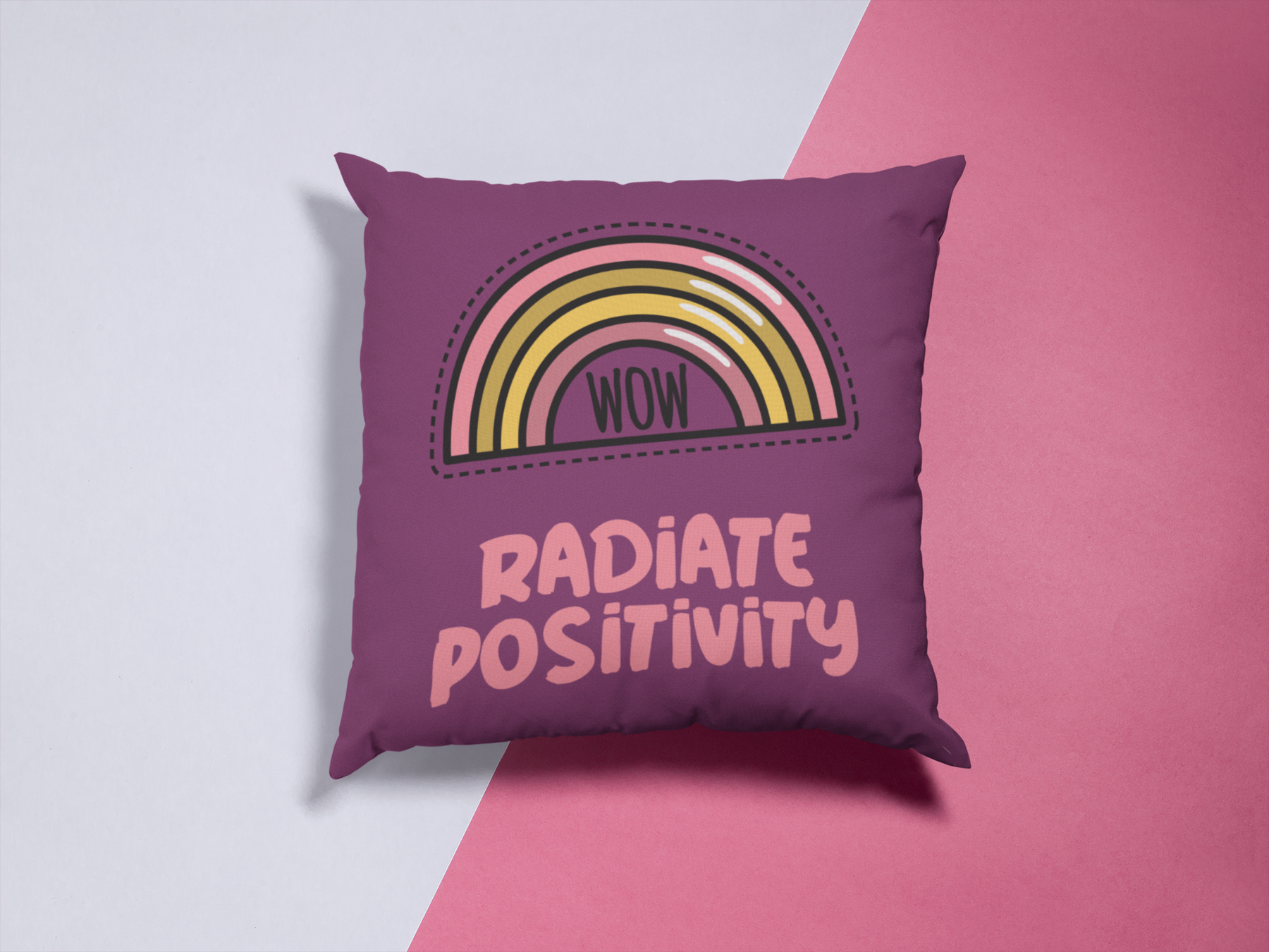🌈✨ Radiate Positivity | Pastel Rainbow DTF Transfer FT851
