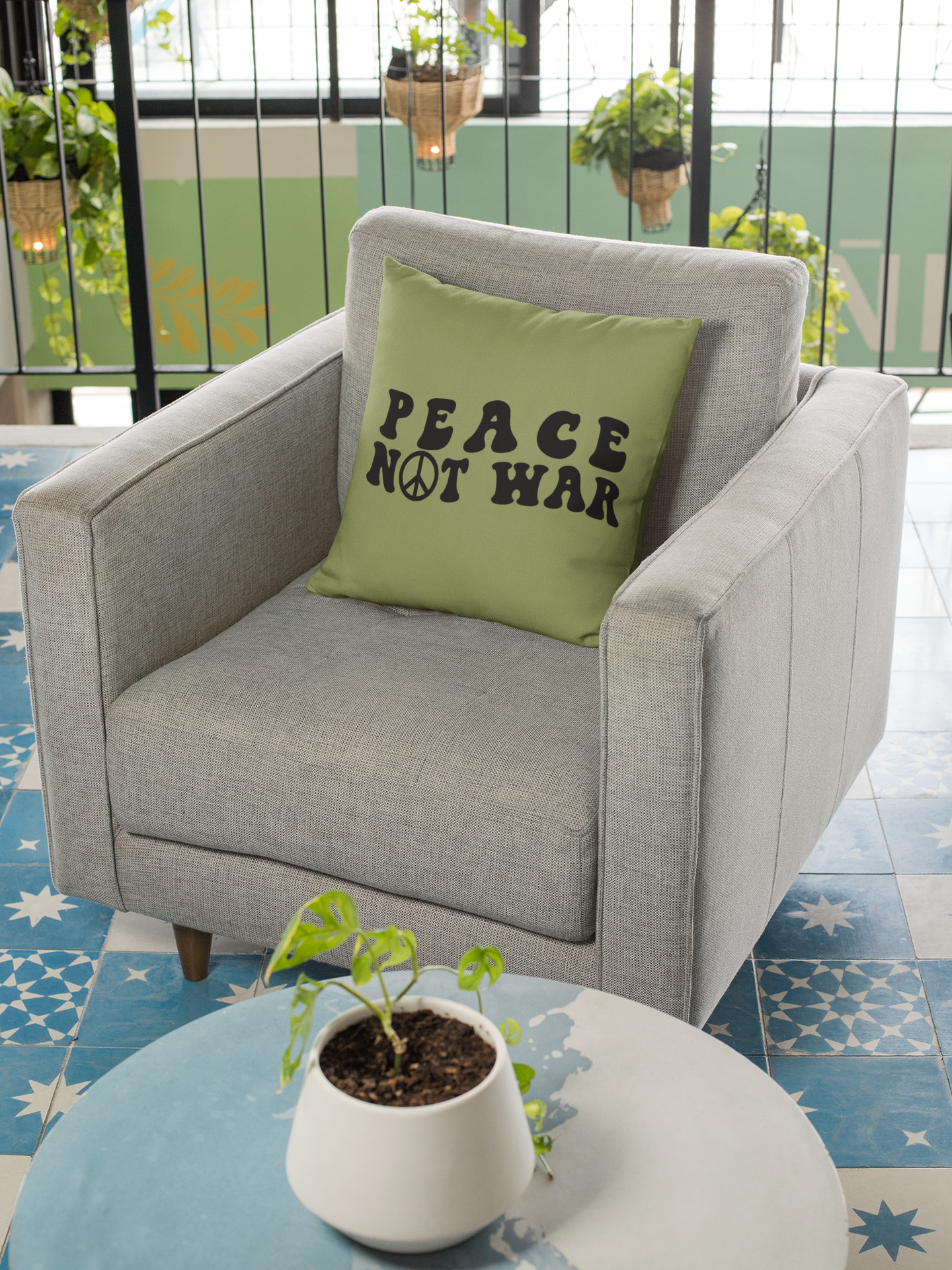 ✌️ Peace Not War | Minimal Statement DTF Transfer FT864