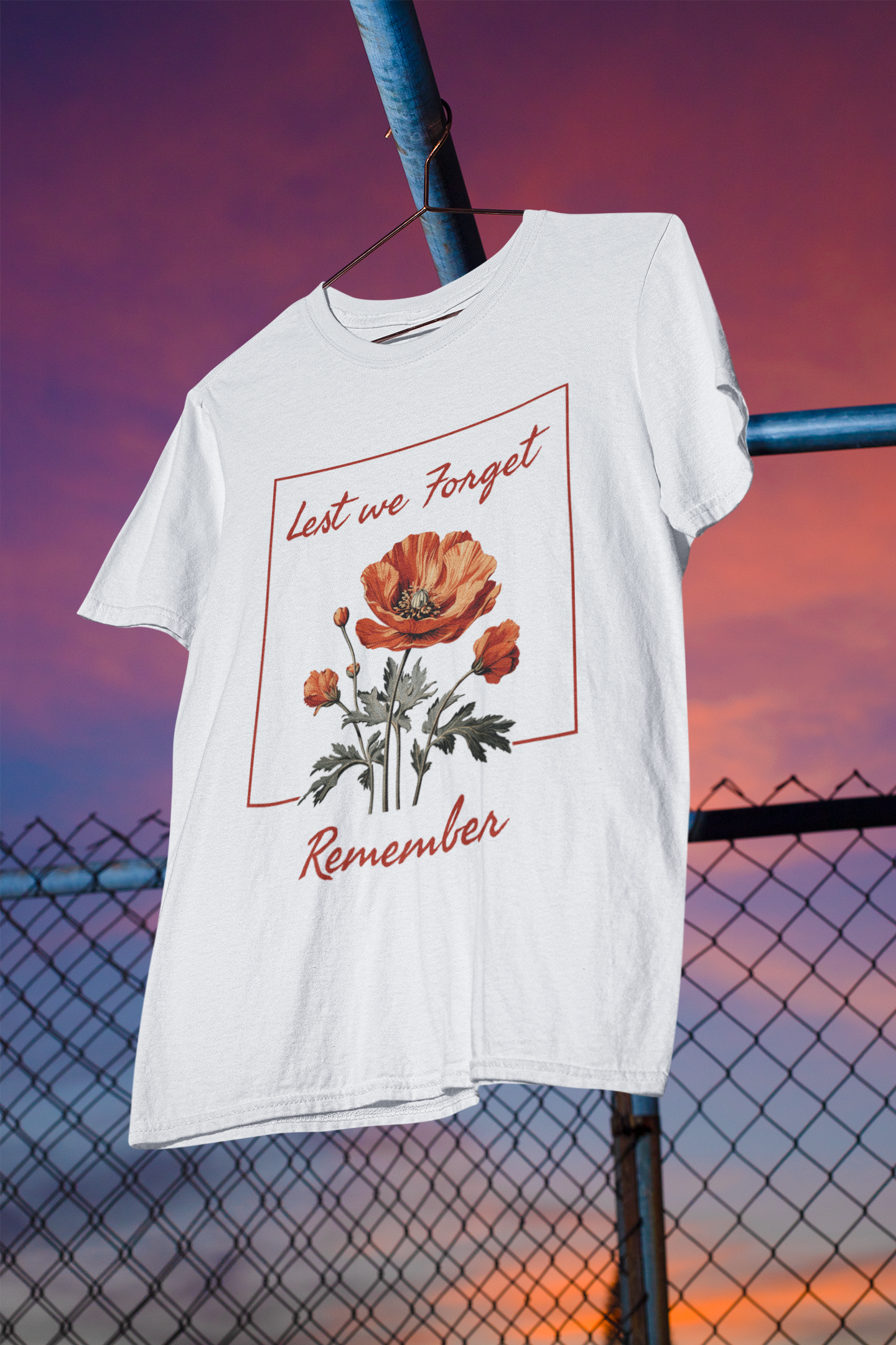 🌹 Remembrance Poppy Design DTF Transfer FT981