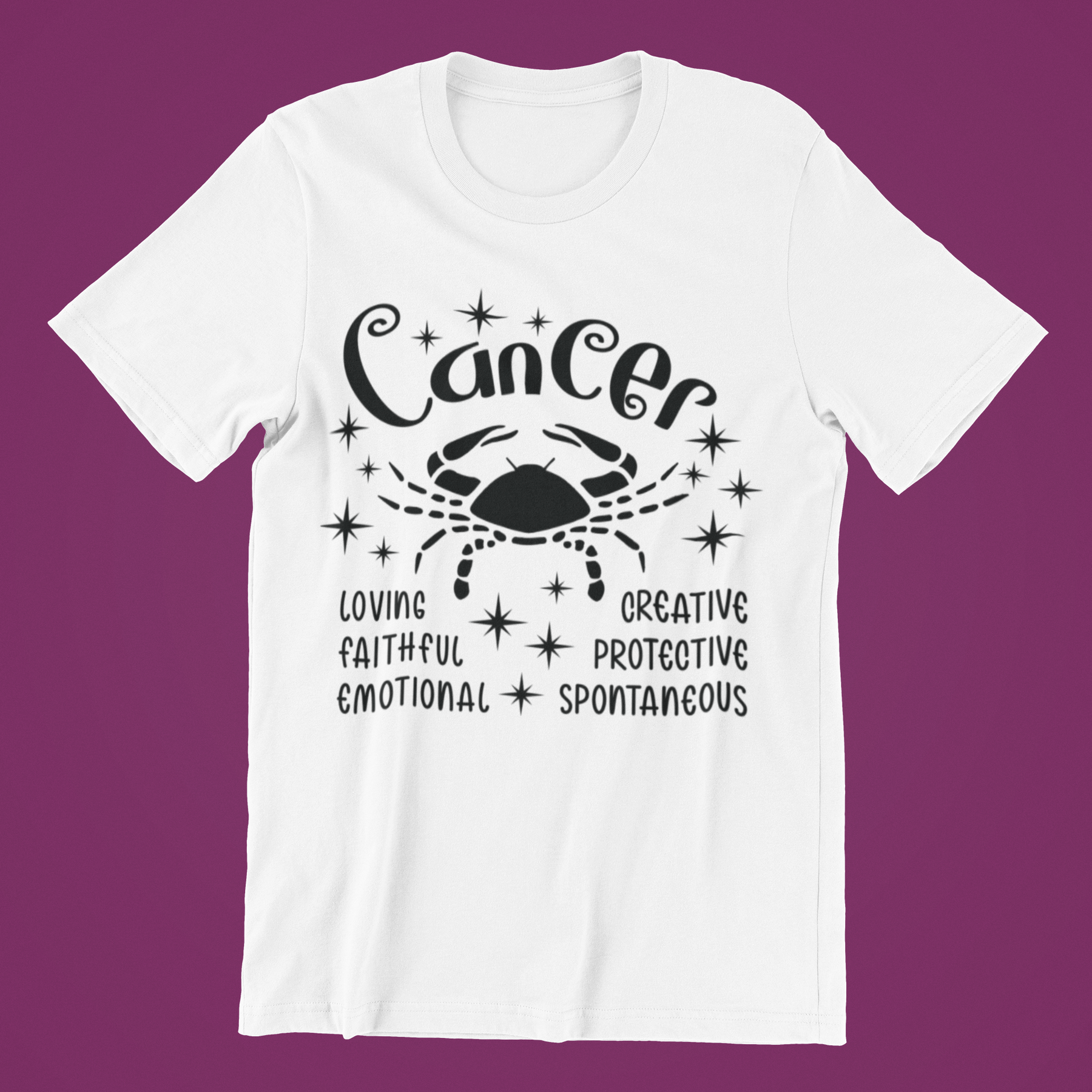 ♋🦀 Cancer Zodiac – Emotional Strength DTF Transfer FT885