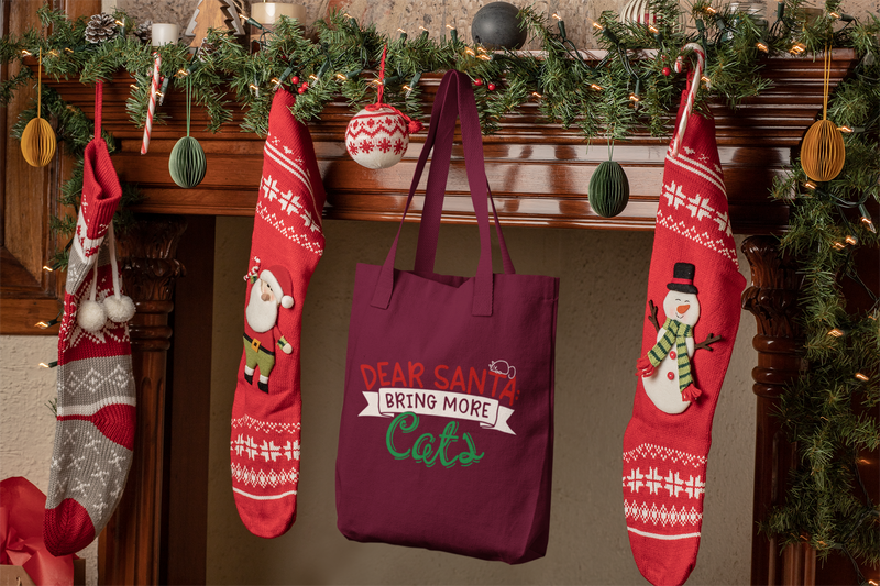 Dear Santa: Bring More Cats – Cute & Cozy Holiday Pet Lover Design FT488